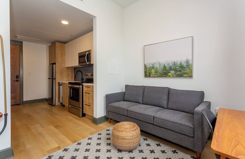 Central City Apartment | Studio at the Frank in the heart of Downtown.
