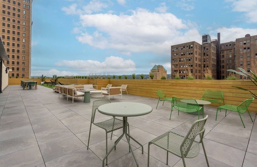 Central City Apartment | Studio at the Frank in the heart of Downtown.