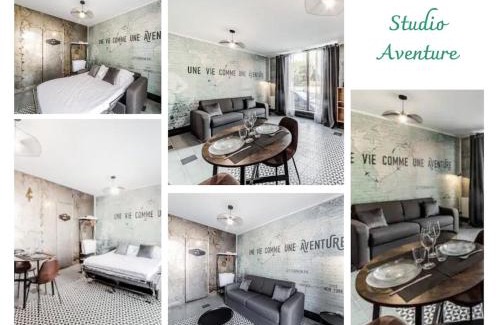 Charbonnieres-les-Bains Apartment | Studio AVENTURE - Le Méridien #Lave-vaisselle #Wifi #Ventilateur