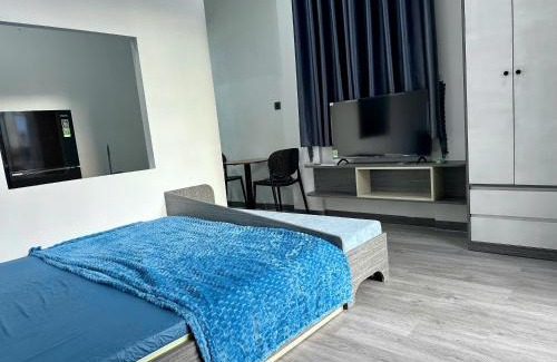 District 1 Apartment | Studio ban công, tách bếp, full nội thất Quận1