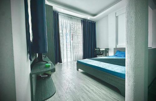District 1 Apartment | Studio ban công, tách bếp, full nội thất Quận1