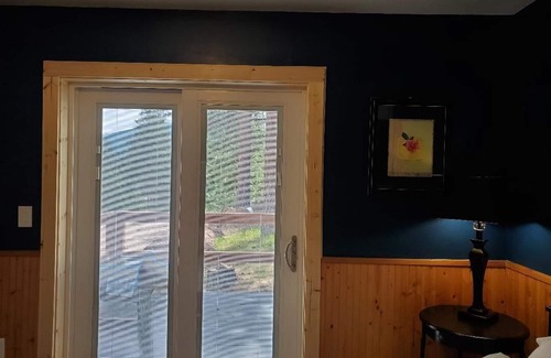 Plains Apartment | Studio bedroom, full bath, kitchenette, private deck, mountain views