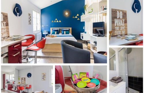 Vemars Apartment | Studio Bleu - Parc Astérix - Mer de Sable - Villepinte - Aéroport CDG