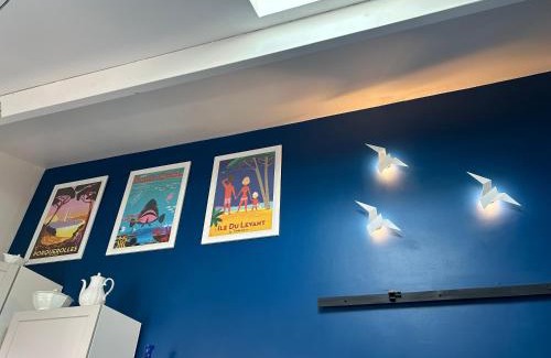 Hyeres Apartment | Studio bord de mer 1 lit double 1 lit simple