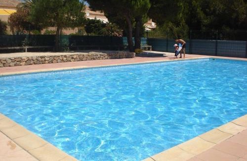 Foulquines House | Studio Cabine avec Terrasse, Piscine et Parking Privé, 4 Couchages à Narbonne Plage - FR-1-229B-62