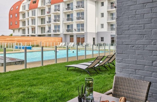 Zeebrugge Apartment | Studio for 2 people with terrace