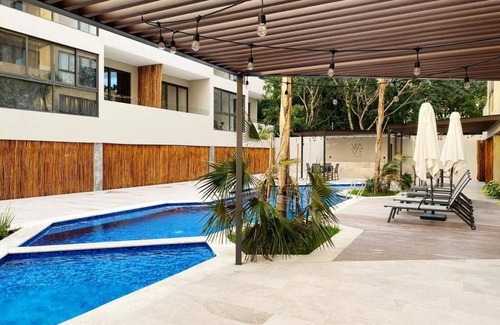Playa del Carmen Apartment | Studio in Centro Maya area of Playa Del Carmen-full kitchen, AC, smart TV, pool.