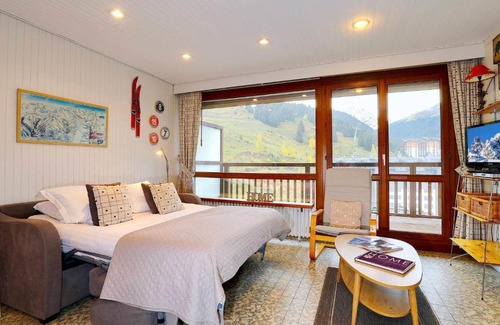 Courchevel Apartment | Studio rénové à Courchevel 1650 - 4 pers, skis aux pieds, terrasse sud - FR-1-575-197