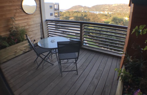 Porto-Vecchio Apartment | Studio standing for 2 terrace sea view and salines with pool wifi tt equipped