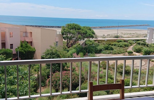 Montpellier Apartment | Studio Tout Équipé vue mer à 50m de la Plage