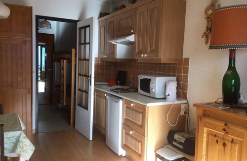 La Rosiere Apartment | Studio with SOUTH FACING BALCONY, in the heart of the resort, at the foot of the slopes.