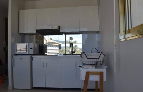 La Croix des Gardes Apartment | Studio with terrace, park, swimming pool, tennis court and sea 800m away