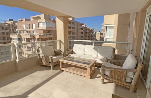 San Javier Apartment | Stunning apartment with huge terrace front line to the Mediterránean
