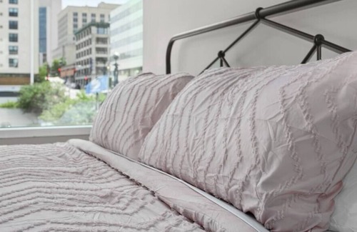 Downtown Kansas City Apartment | Stunning 1 Bedroom KING Downtown KC w/ GYM on Main