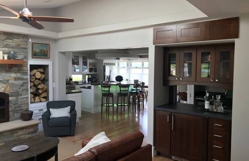 Suttons Bay House | Stunning 5br Home w/Private Beach and Custom Dock