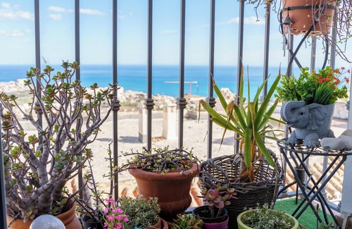 Benalmadena Apartment | Stunning, comfortable apartment with sea views, large private terrace & wifi