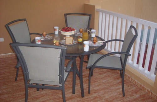 San Javier Apartment | Stunning views . Free WiFi. 2 bed, 2 bath, Air-con, pool, beach 1 min walk
