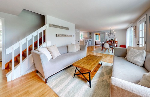 Fryeburg House | Stunning Family-Friendly Home w/ a Spacious Deck & Mountain Views!