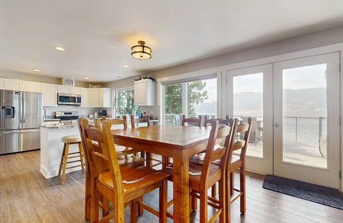 Willow Point House | Stunning home on the water with large deck, private dock, firepit