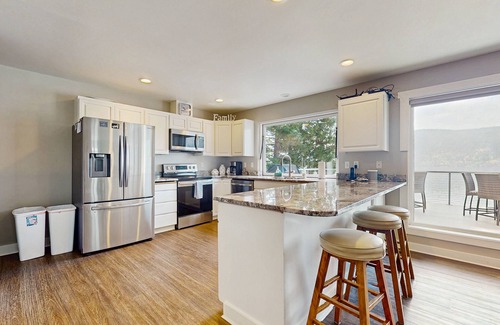 Willow Point House | Stunning home on the water with large deck, private dock, firepit
