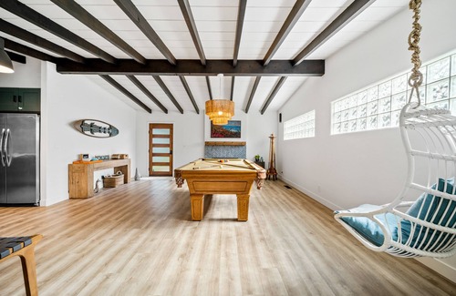 Encinitas House | Stunning home with lush yard, saltwater pool, hot tub, & outdoor kitchen