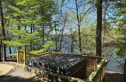 Moneta House | Stunning LAKEFRONT family retreat. HOT TUB,DOCK, PET FRIENDLY, COVERED BOAT SLIP