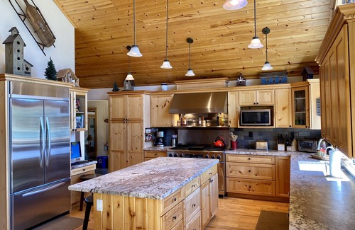 Boulder Bay House | Stunning Lakefront Home, Game Room, Hot Tub, Fire Pit, 100 ft. Beach, Deep Water
