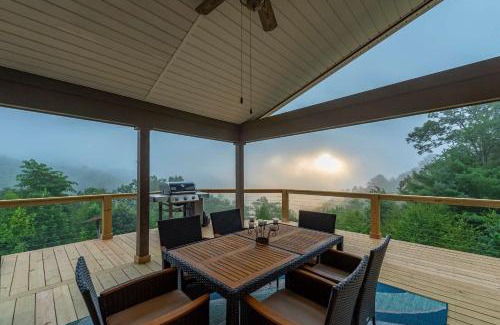 Hemphill Heights House | Stunning Mtn Views Hot Tub Fire Pit Sleeps 8