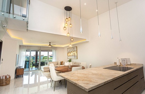 Puerto Juarez Apartment | Stunning Ocean View Penthouse 2 bedroom & office at Mareazul Casa Diva