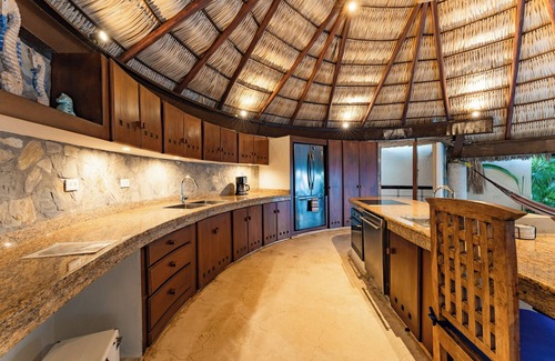 Santa Maria Huatulco Villa | Stunning Open-Air Villa w/Private Pool and Partial Ocean Views