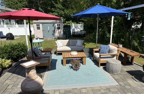 Pine Point House | Stunning Pine Point 3BR/2.5 BA home; direct ocean views; huge private backyard!