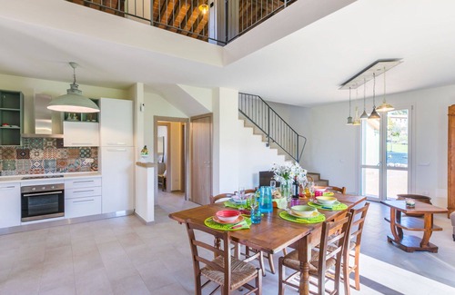 Casale Marittimo House | Stunning private villa with A/C, WIFI, TV, terrace, pets allowed, panoramic view and parking