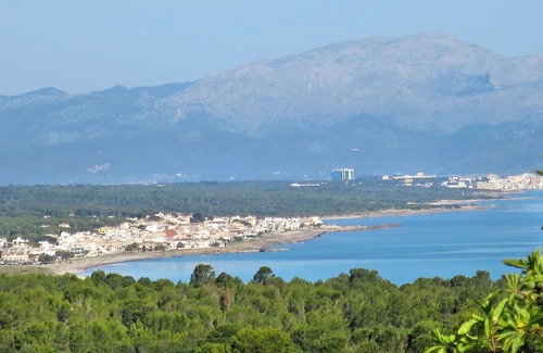 Son Serra de Marina House | Stunning private villa for 6 guests with WIFI, private pool, A/C, TV, pets allowed and parking