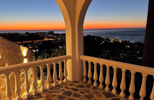 Benalmadena Villa | Stunning, private Villa with spectacular sea views, private pool, allday sun