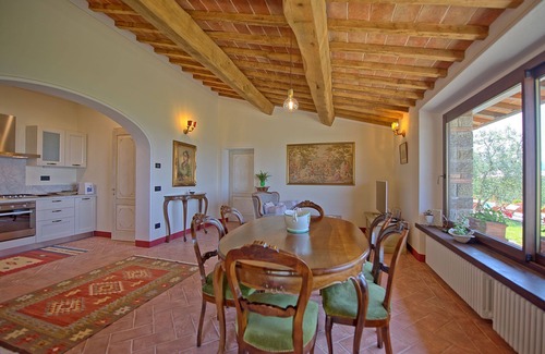 Castiglion Fiorentino Villa | Stunning private villa with private pool, A/C, WIFI, TV, panoramic view, parking, close to Cortona