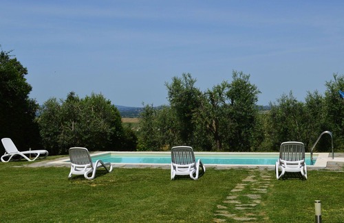 Ponte di Gabbiano Villa | Stunning private villa with WIFI, A/C, private pool, TV, veranda, panoramic view, close to Siena