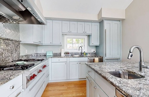 Edgecomb House | Stunning riverfront home, hot tub, BBQ, woodstove, and washer & dryer