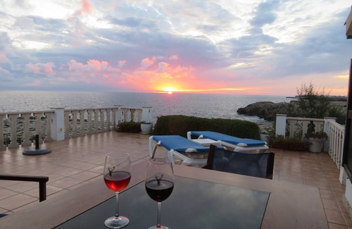 Binibeca Villa | Stunning Seafront Villa in Binibeca. Sea cove and large pool