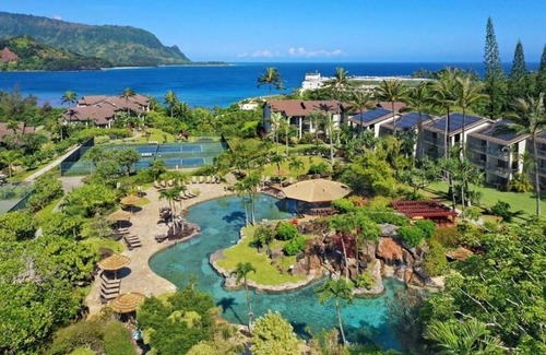 Princeville Apartment | Stunning Views of Hanalei Bay and Bali Hai | Kauai North Shore