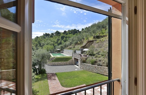 Lucca Villa | Stunning villa with private pool, A/C, WIFI, TV, patio and panoramic view, close to Lucca