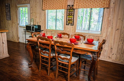 Pine Mountain Ski Chalet | Stunning wooded view Chalet near our salt water pool!