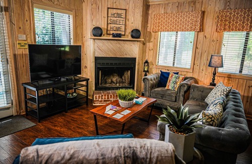 Pine Mountain Ski Chalet | Stunning wooded view Chalet near our salt water pool!