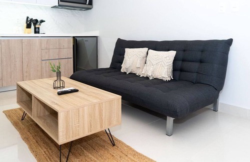Luis Donaldo Colosio Apartment | Stylish 1BR | Private Balcony + Rooftop with Sea View