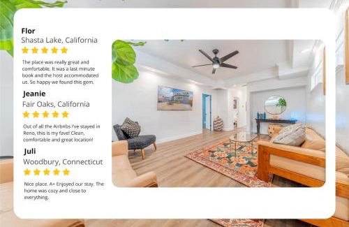 Downtown Reno House | Stylish 2-Bedroom walking distance to Downtown