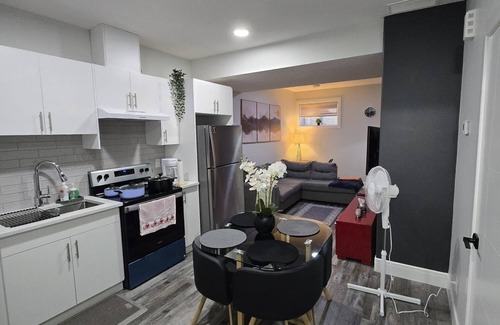 West Edmonton House | Stylish 2BD Basement Suite Close to WEM