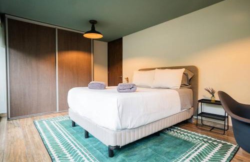 Ciudad de Los Deportes Apartment | Stylish 2BR-2BA Near Plaza de Toros Mexico City