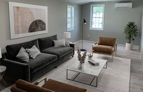 Worcester Apartment | Stylish 3-bed 4-bath + Office: Modern Renovation, Pet-Friendly, Parking, Wi-fi