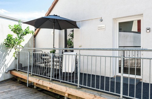 Herdecke Apartment | Stylish apartment with balcony and view over the old town in Herdecke