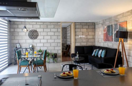 Downtown Guadalajara Apartment | Stylish Authentic Loft w Gym