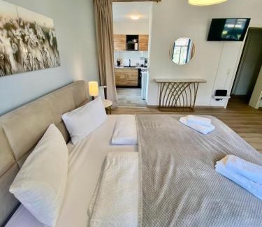 Briesnitz Apartment | Stylish city apartment Dresden-Cotta with balcony